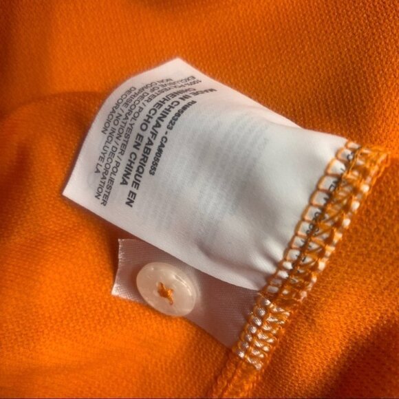 •- Bundle of 3 Nike Golf Orange Short Sleeve Athletic Polo i15 - Picture 7 of 10